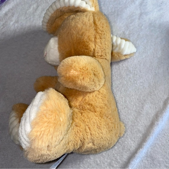 Spark Create Imagine Bunny 10" Plush Toy Ribbed Ears Stuffed Rattle Crinkle Fun - Picture 5 of 10